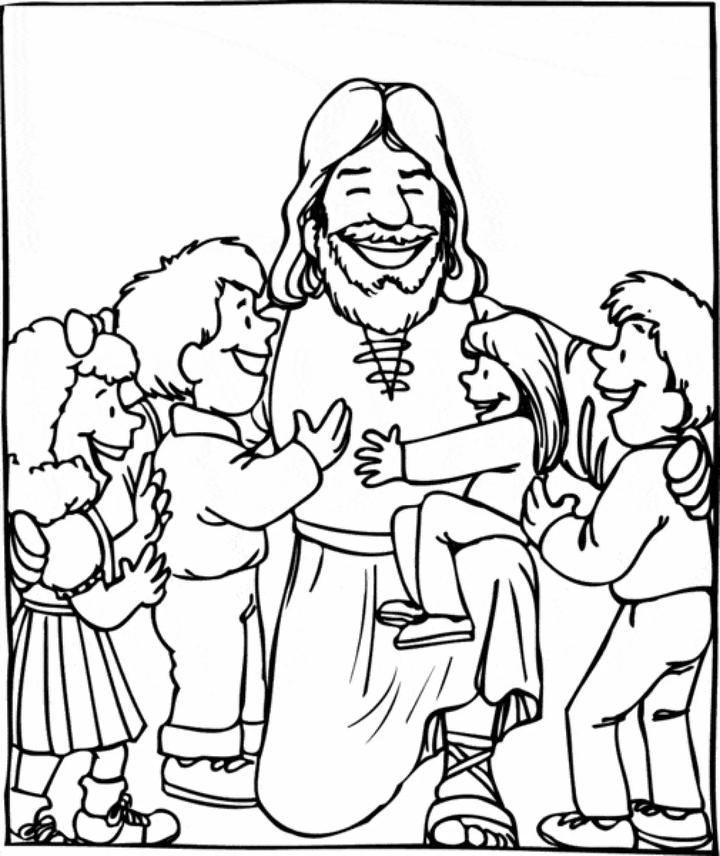 Jesus Coloring Pages – 039