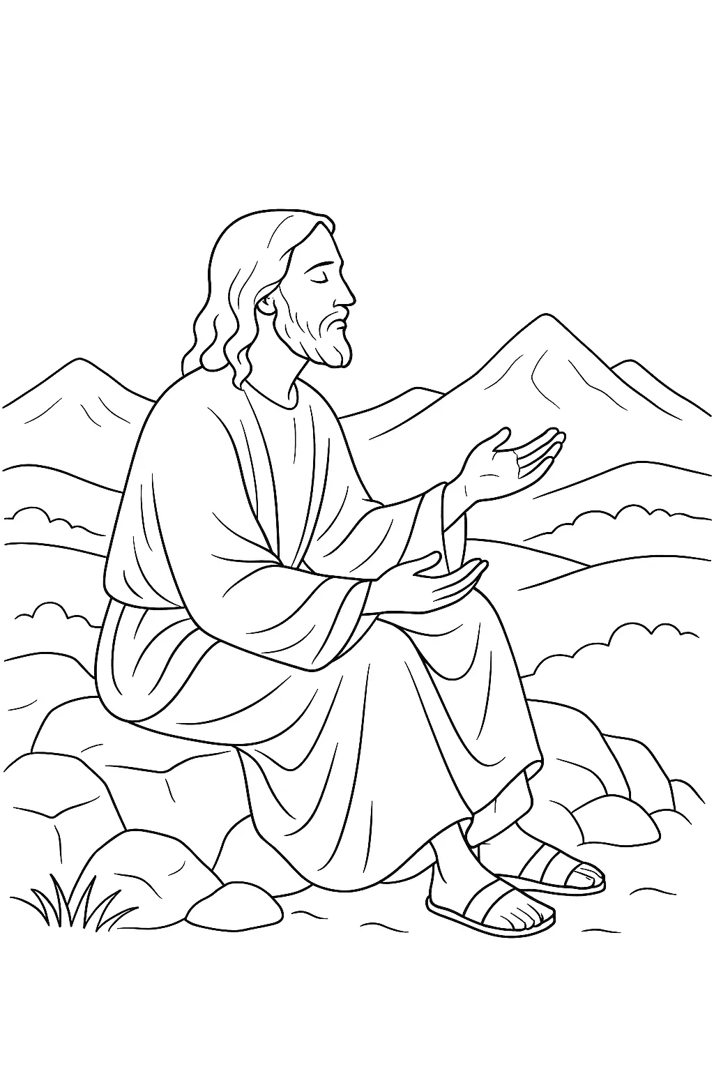 Jesus Coloring Pages – 053