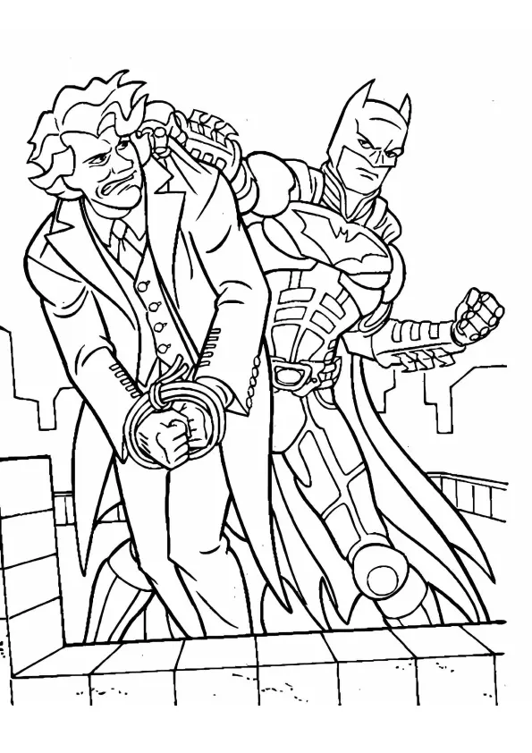 Joker Coloring Pages – 006