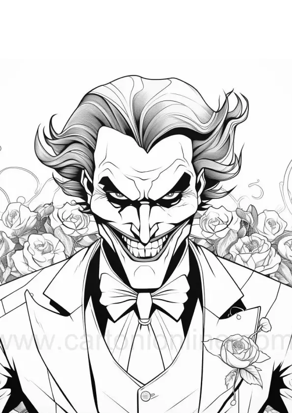 Joker Coloring Pages – 012