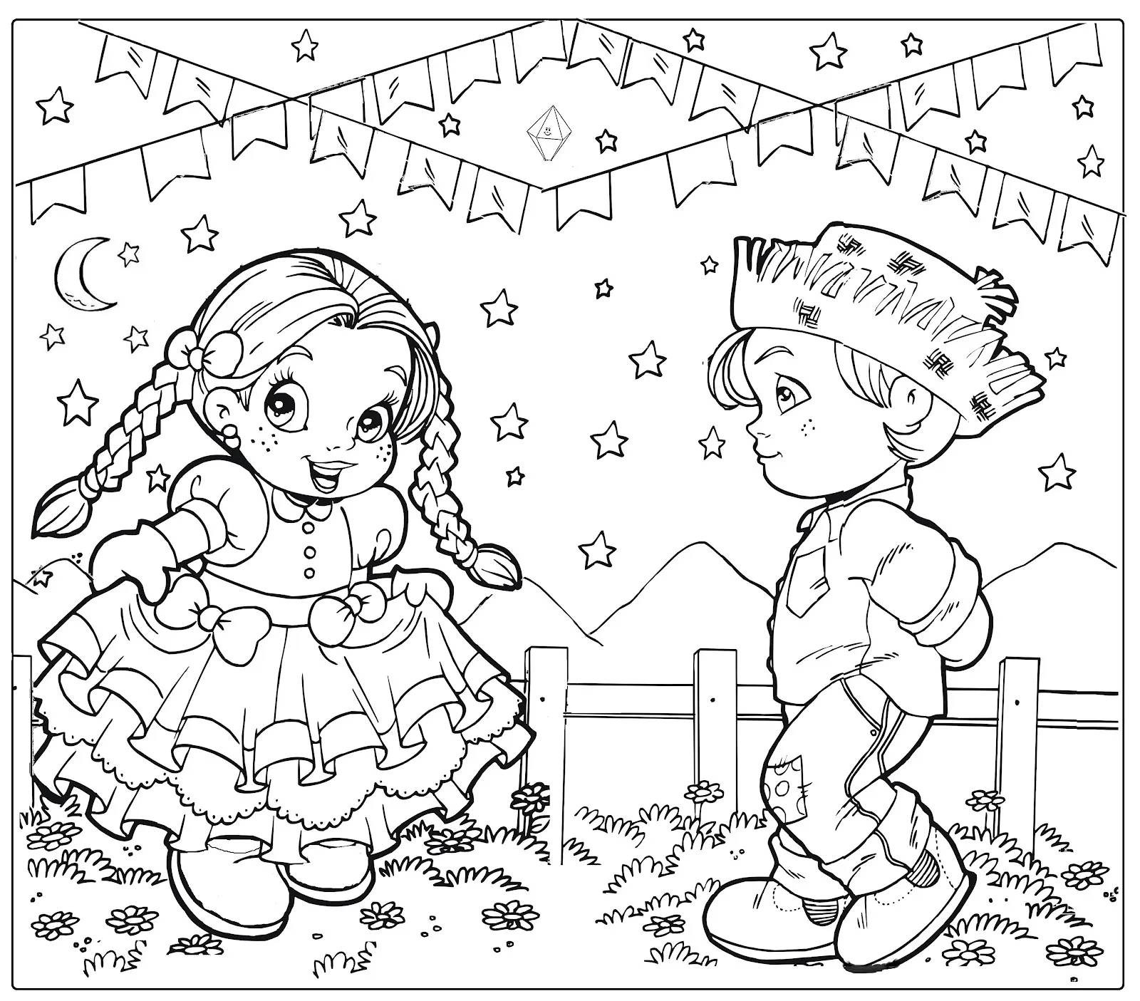 June Festival Coloring Pages – 009