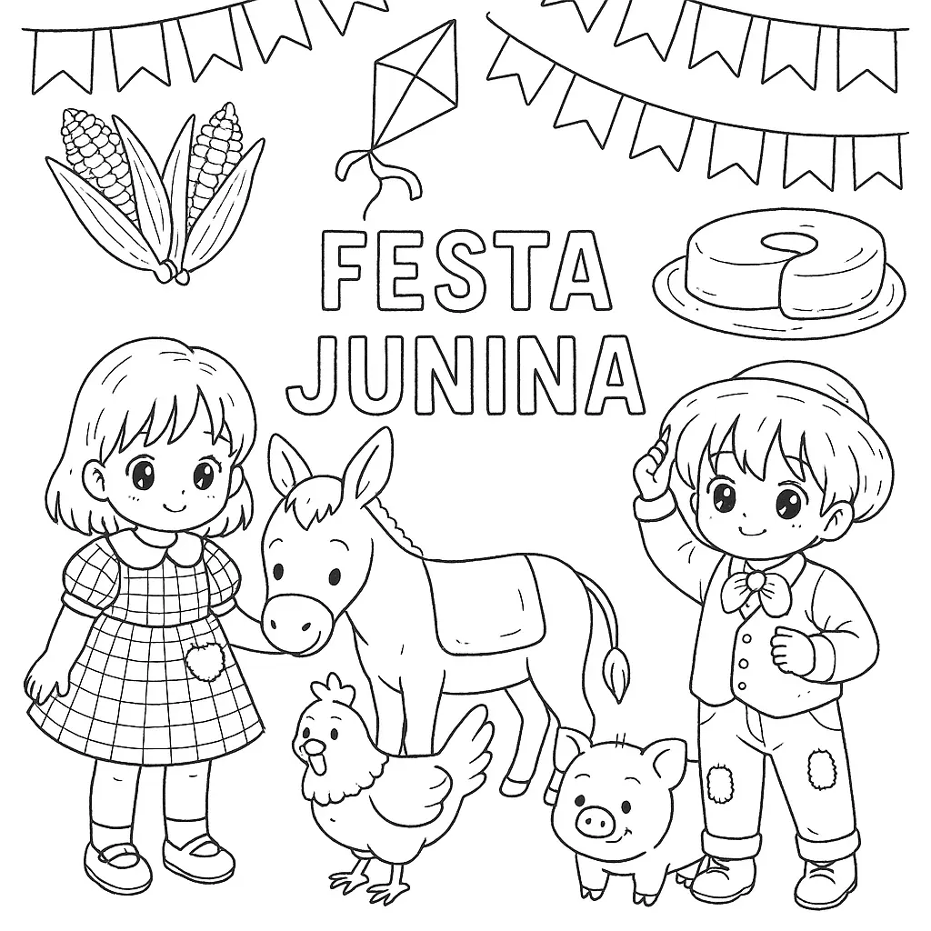 June Festival Coloring Pages – 035