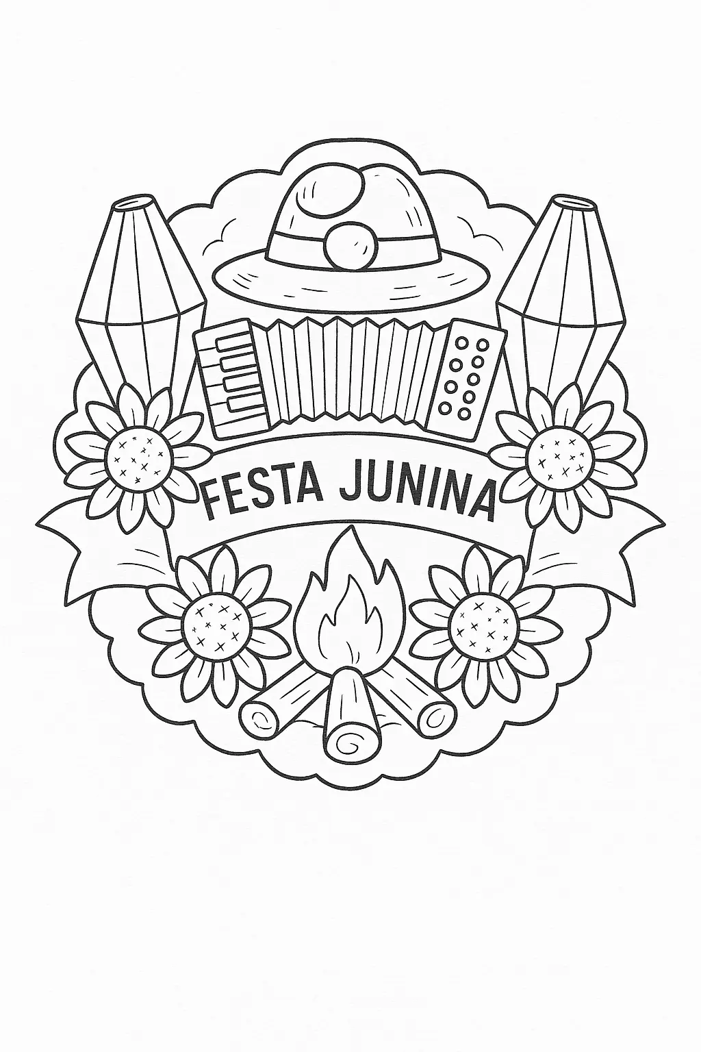 June Festival Coloring Pages – 037