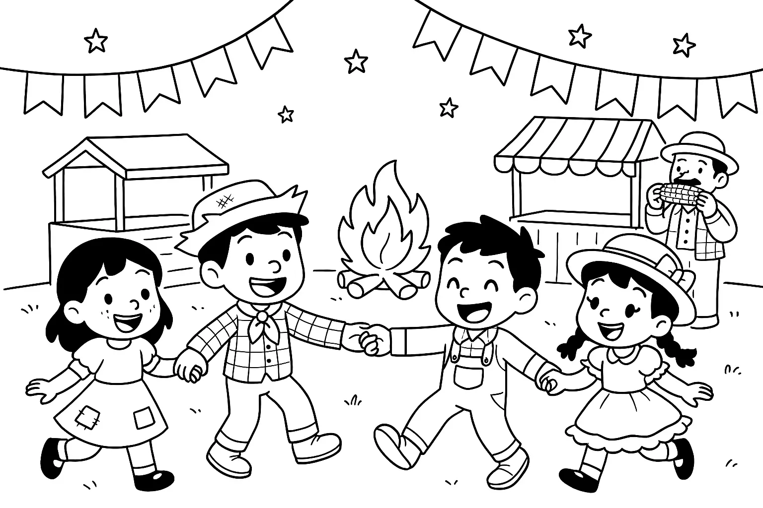 June Festival Coloring Pages – 040
