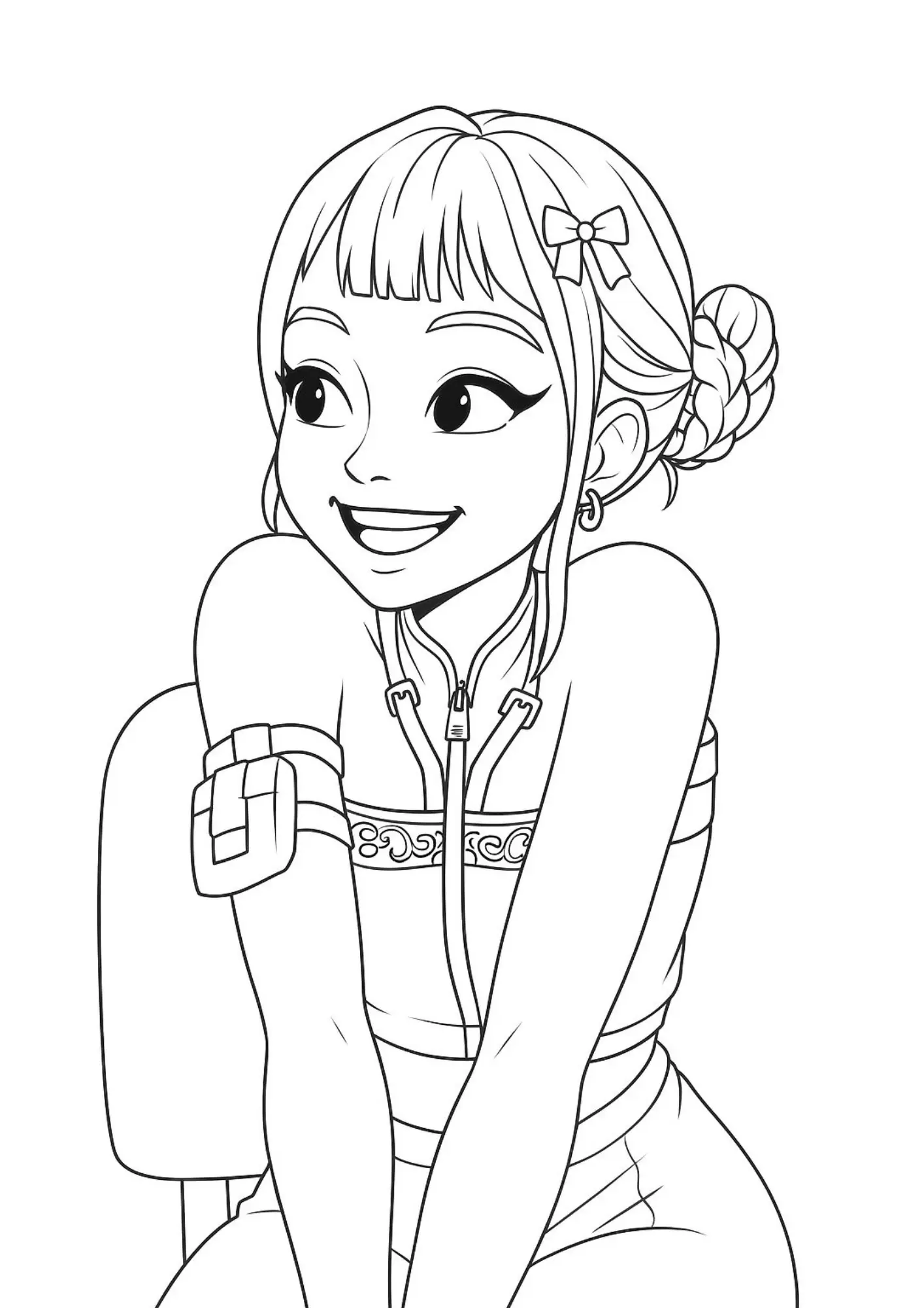 K Pop Warriors Coloring Pages – 041