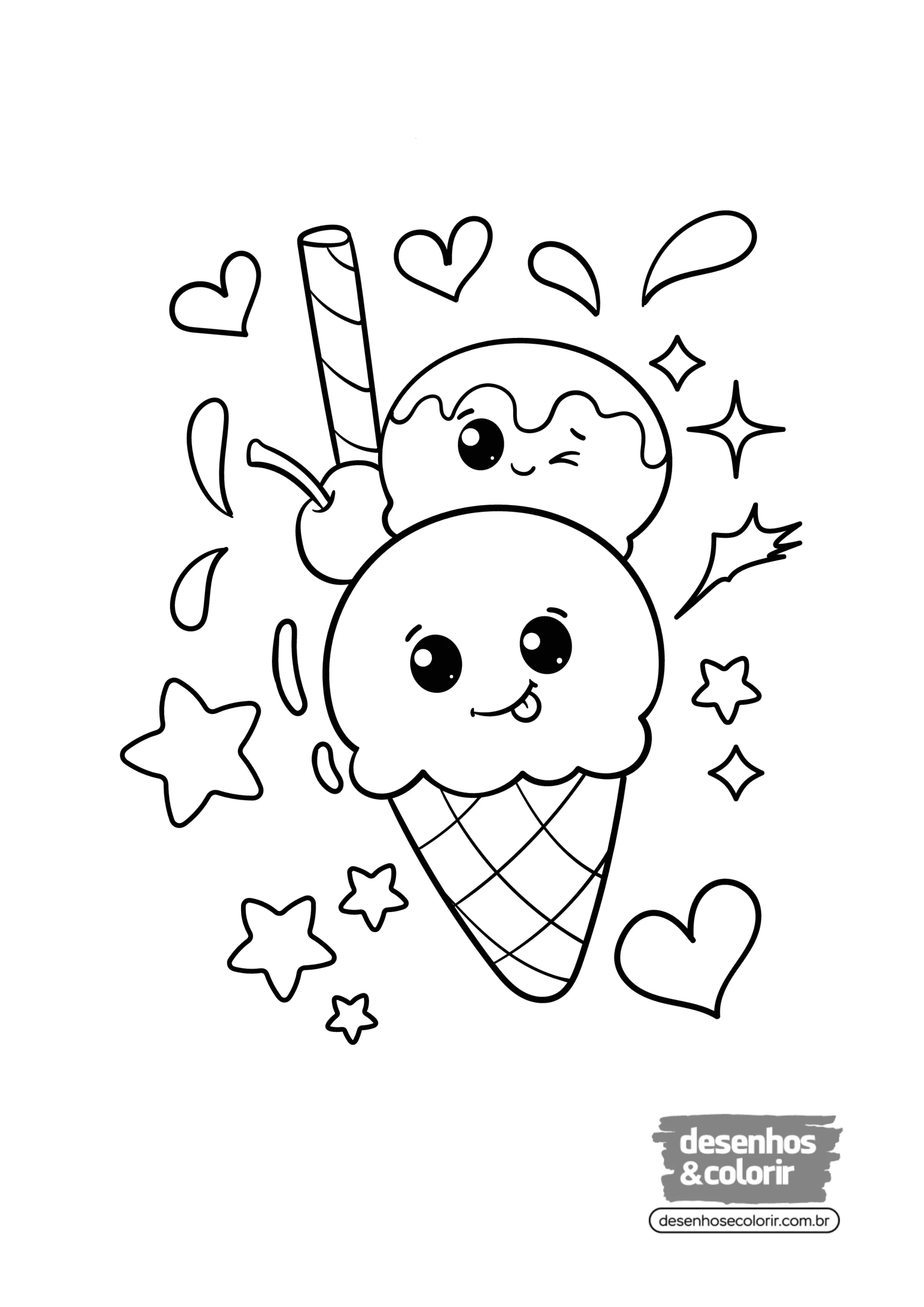 Kawaii Coloring Pages – 027