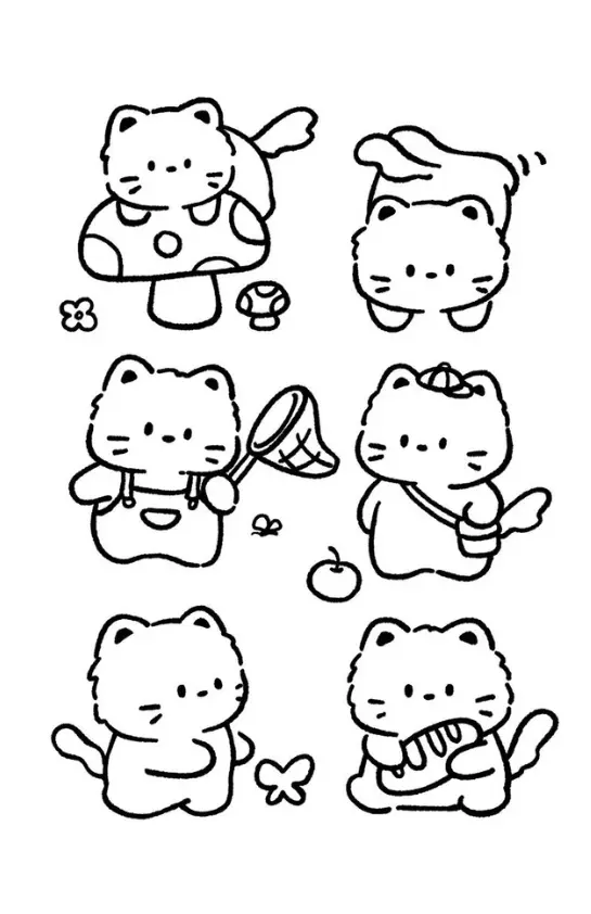 Kawaii Coloring Pages – 044