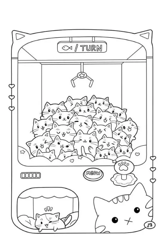 Kawaii Coloring Pages – 049