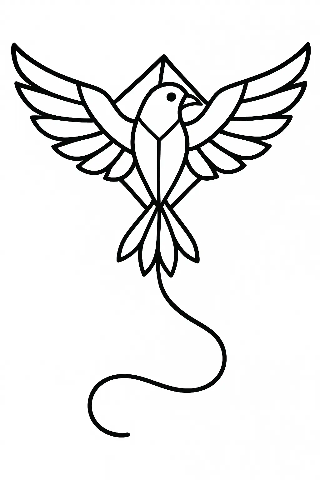 Kite Coloring Pages – 007