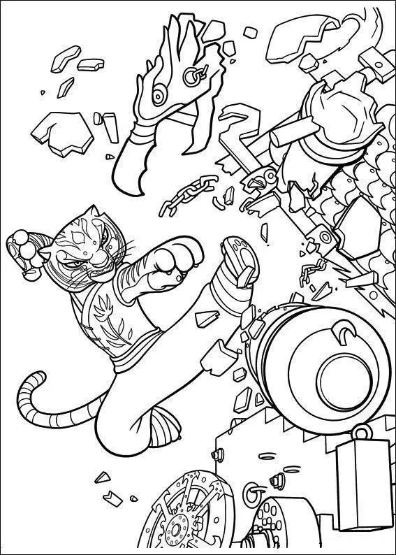 Kung Fu Panda Coloring Pages – 012