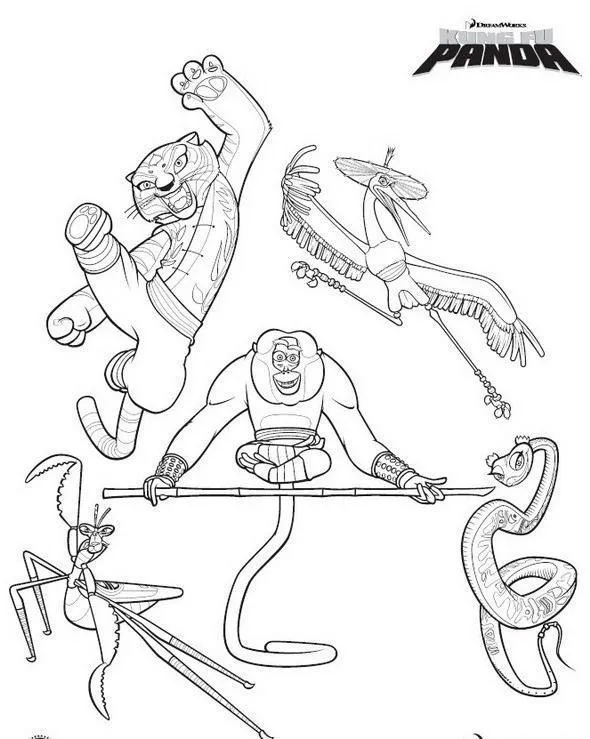 Kung Fu Panda Coloring Pages – 016