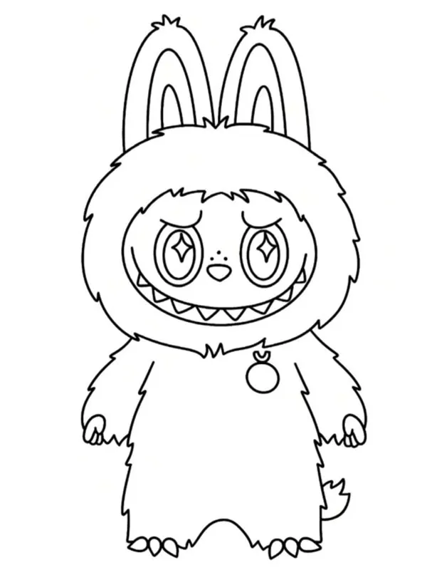 Labubu Coloring Pages – 007