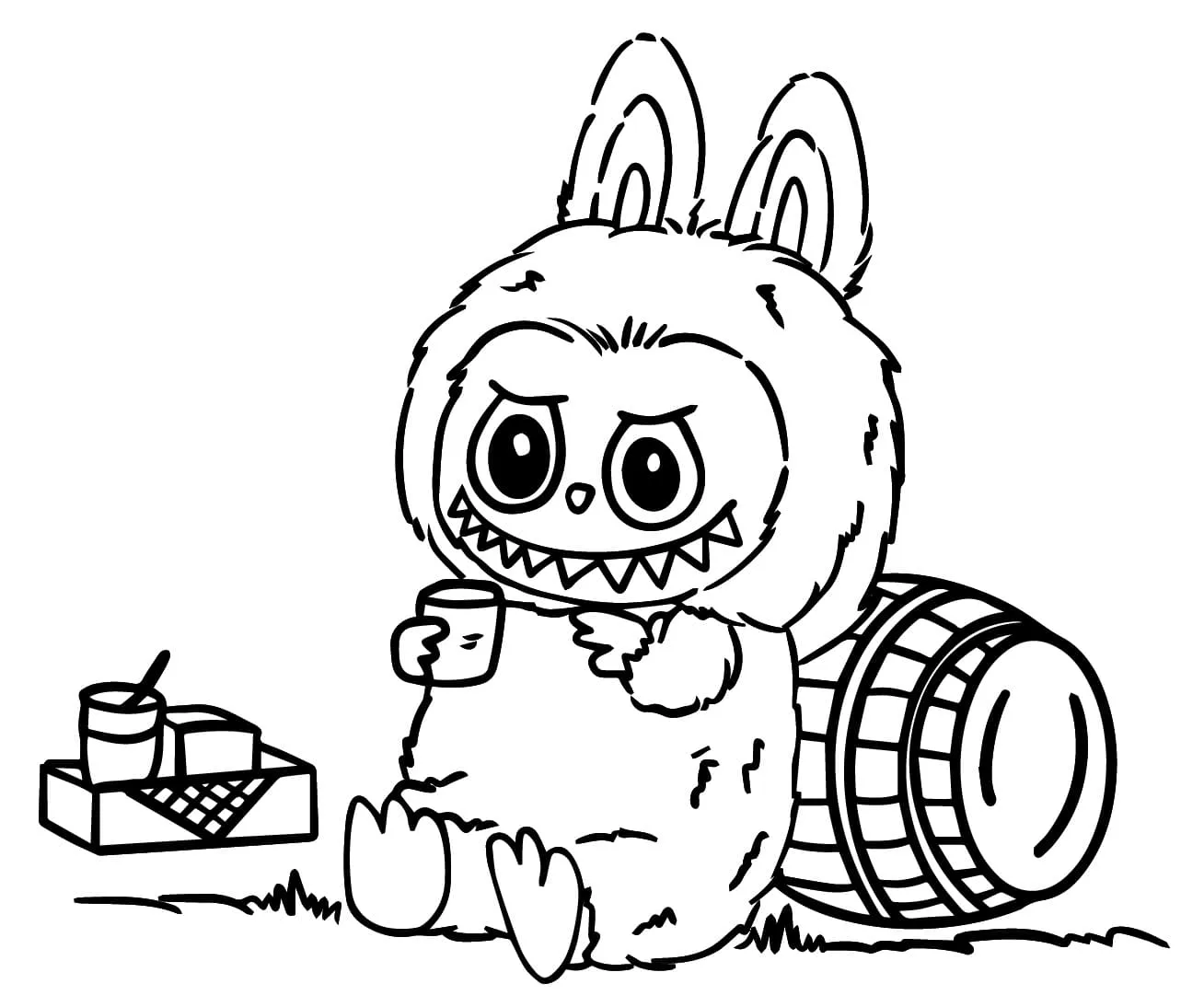 Labubu Coloring Pages – 011