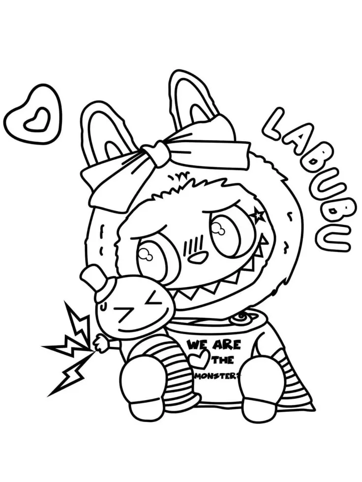 Labubu Coloring Pages – 012