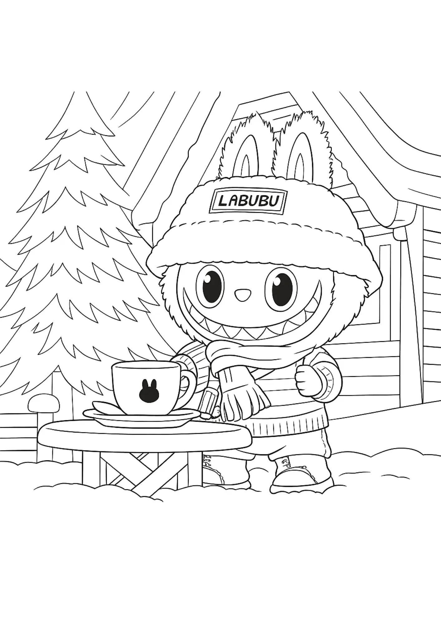 Labubu Coloring Pages – 018