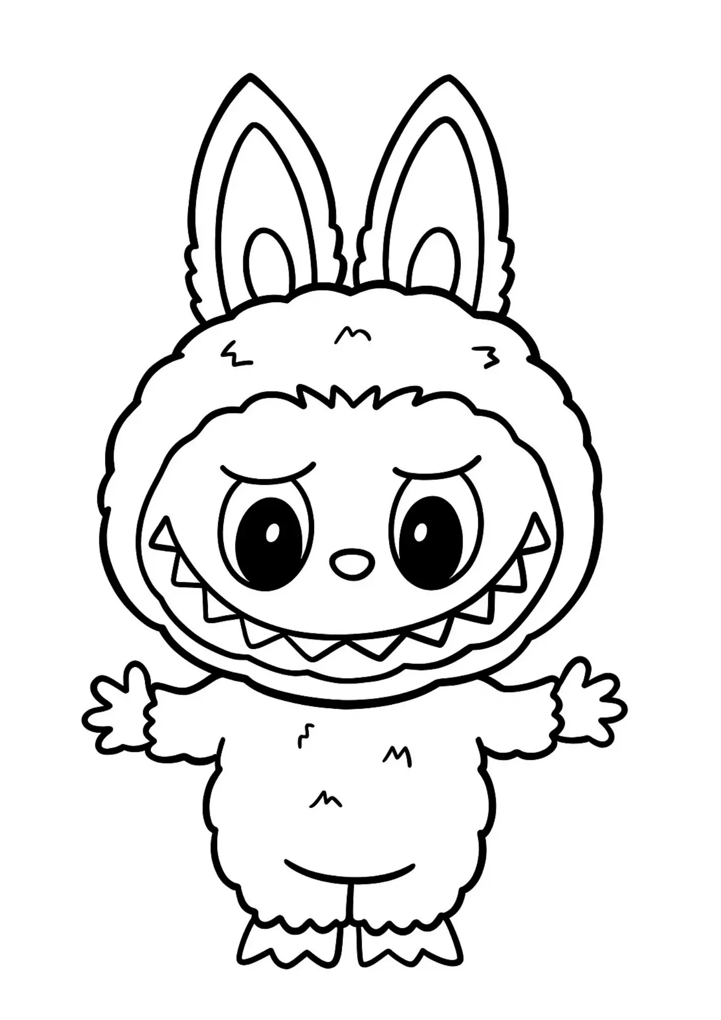 Labubu Coloring Pages – 020