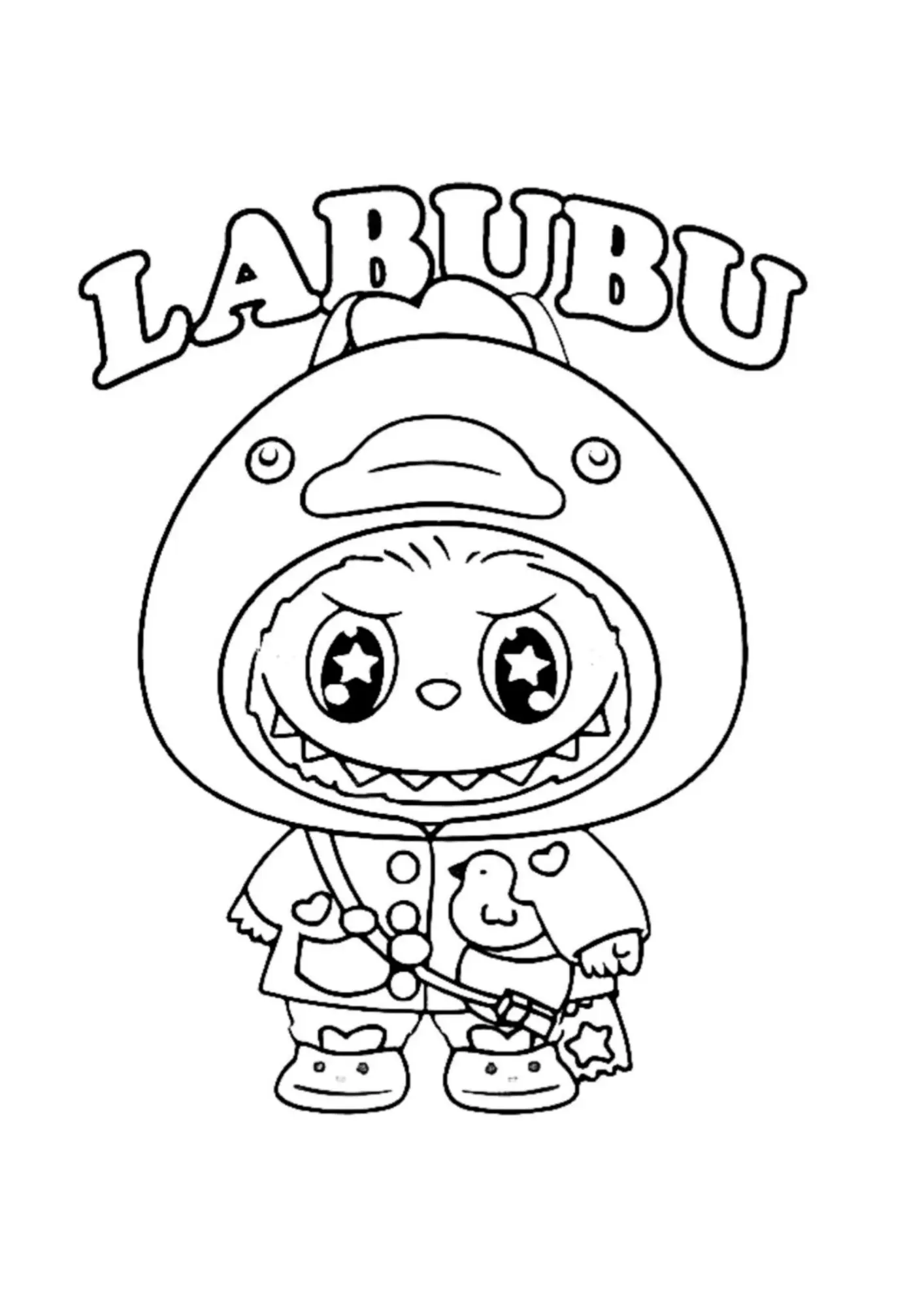 Labubu Coloring Pages – 026