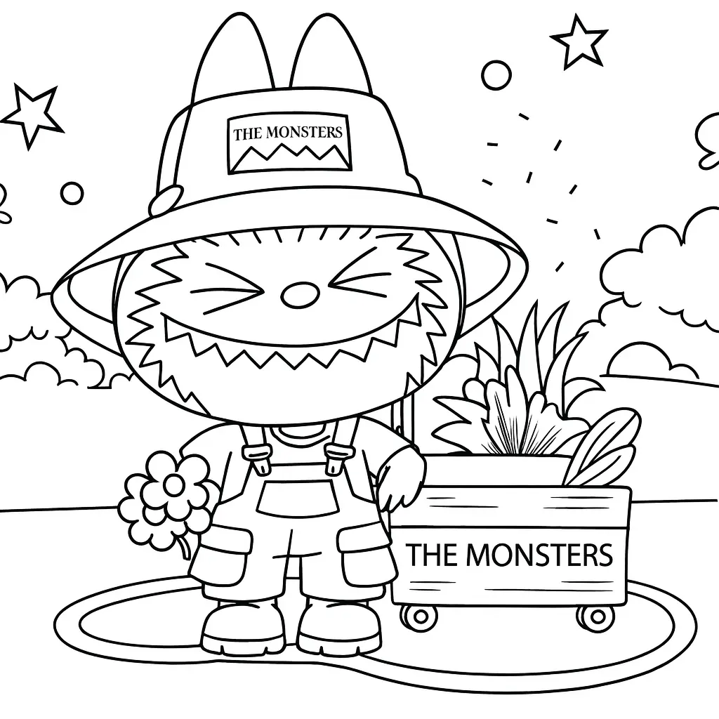 Labubu Coloring Pages – 035