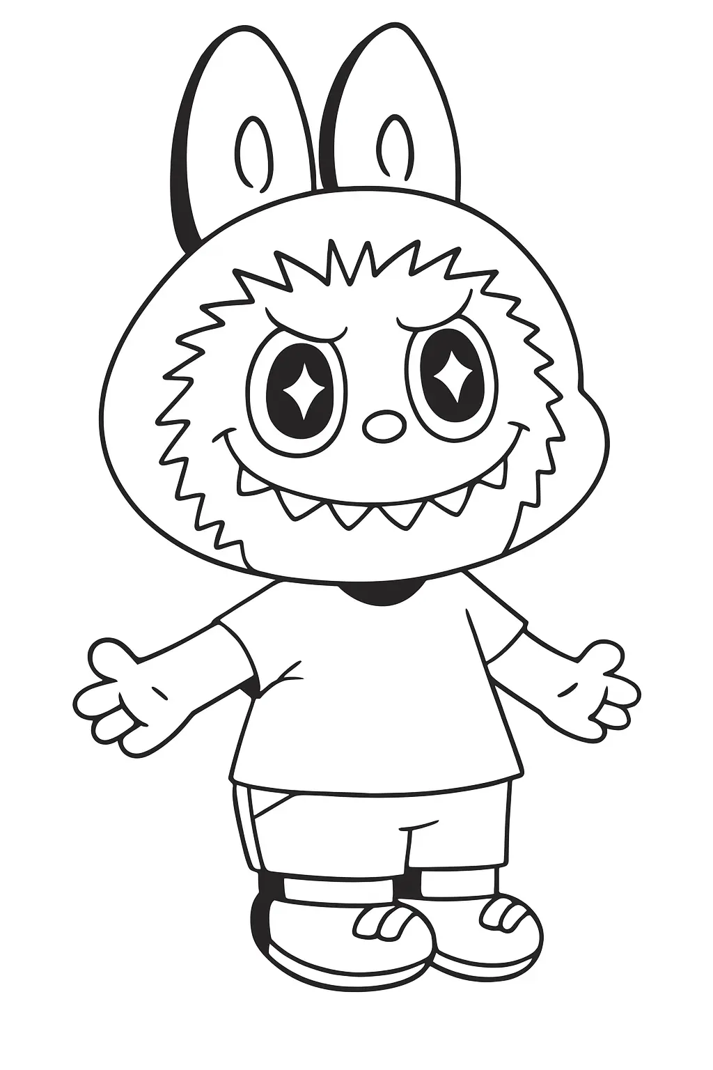 Labubu Coloring Pages – 043