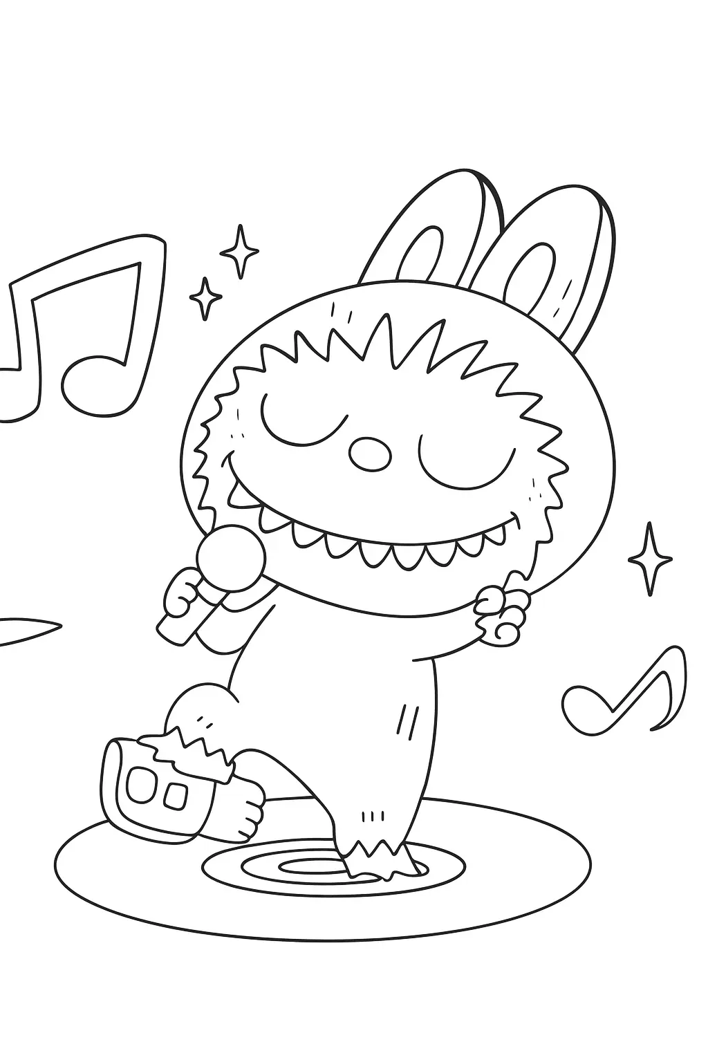 Labubu Coloring Pages – 048