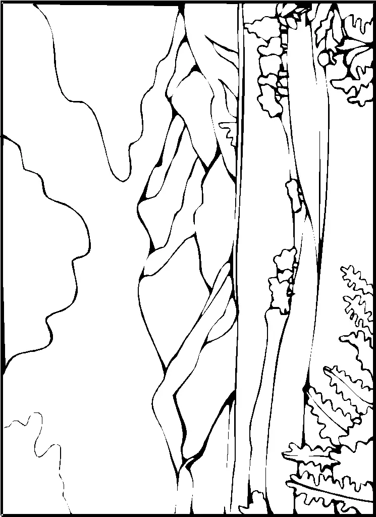 Landscapes Coloring Pages – 003