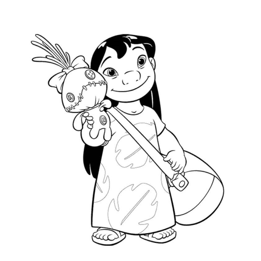 Lilo And Stitch Coloring Pages – 017