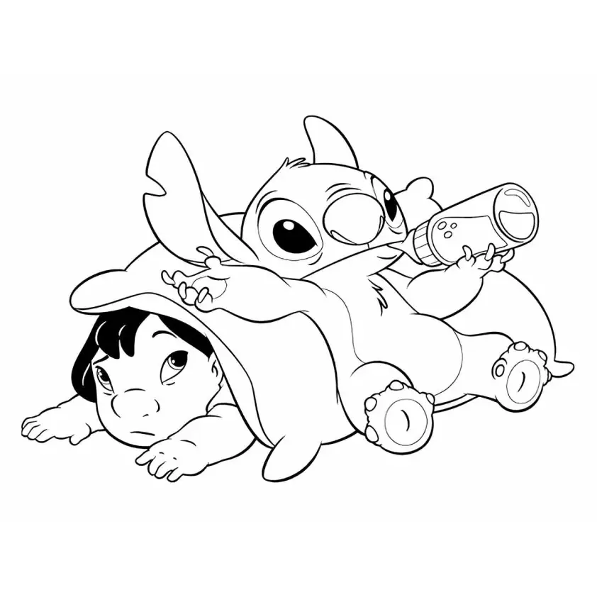 Lilo And Stitch Coloring Pages – 022