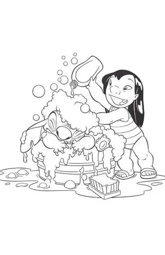 Lilo And Stitch Coloring Pages – 045