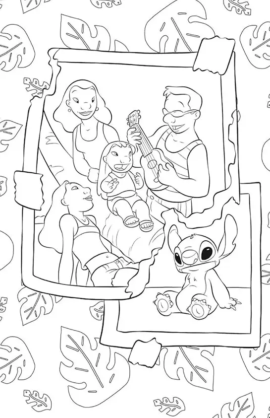 Lilo And Stitch Coloring Pages – 048