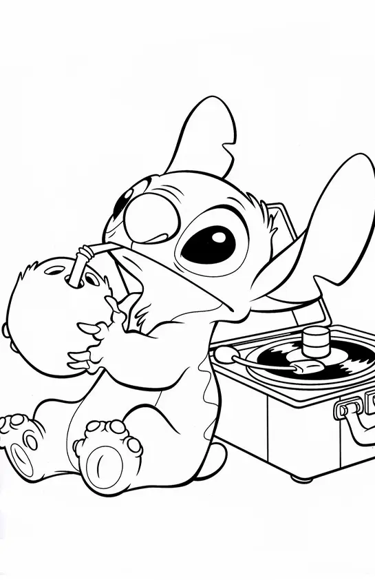 Lilo And Stitch Coloring Pages – 051