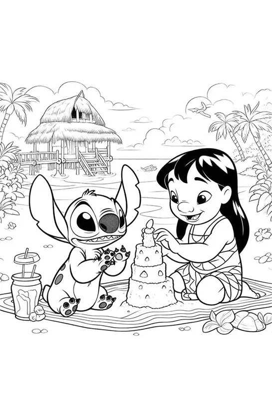 Lilo And Stitch Coloring Pages – 057
