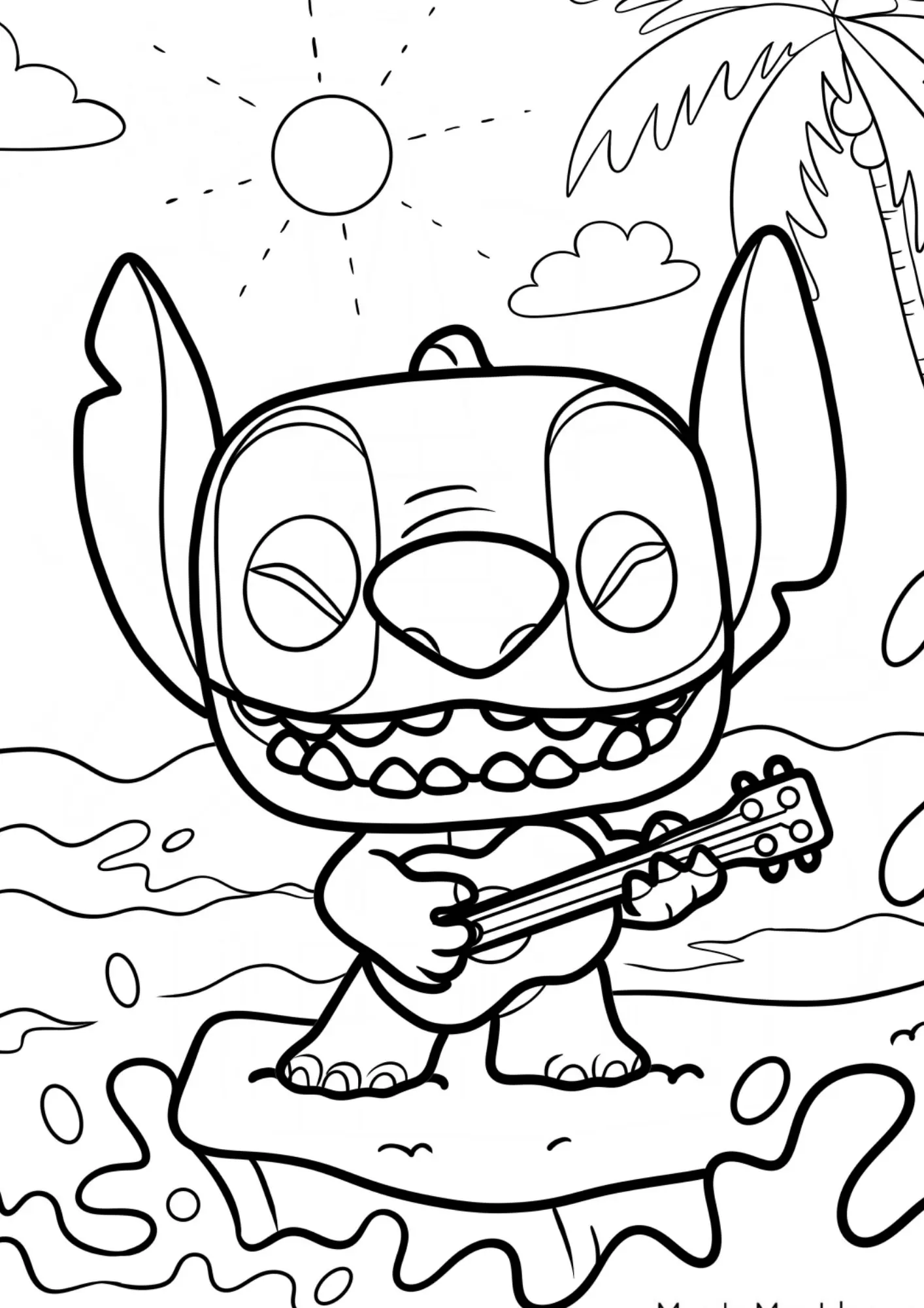Lilo And Stitch Coloring Pages – 059