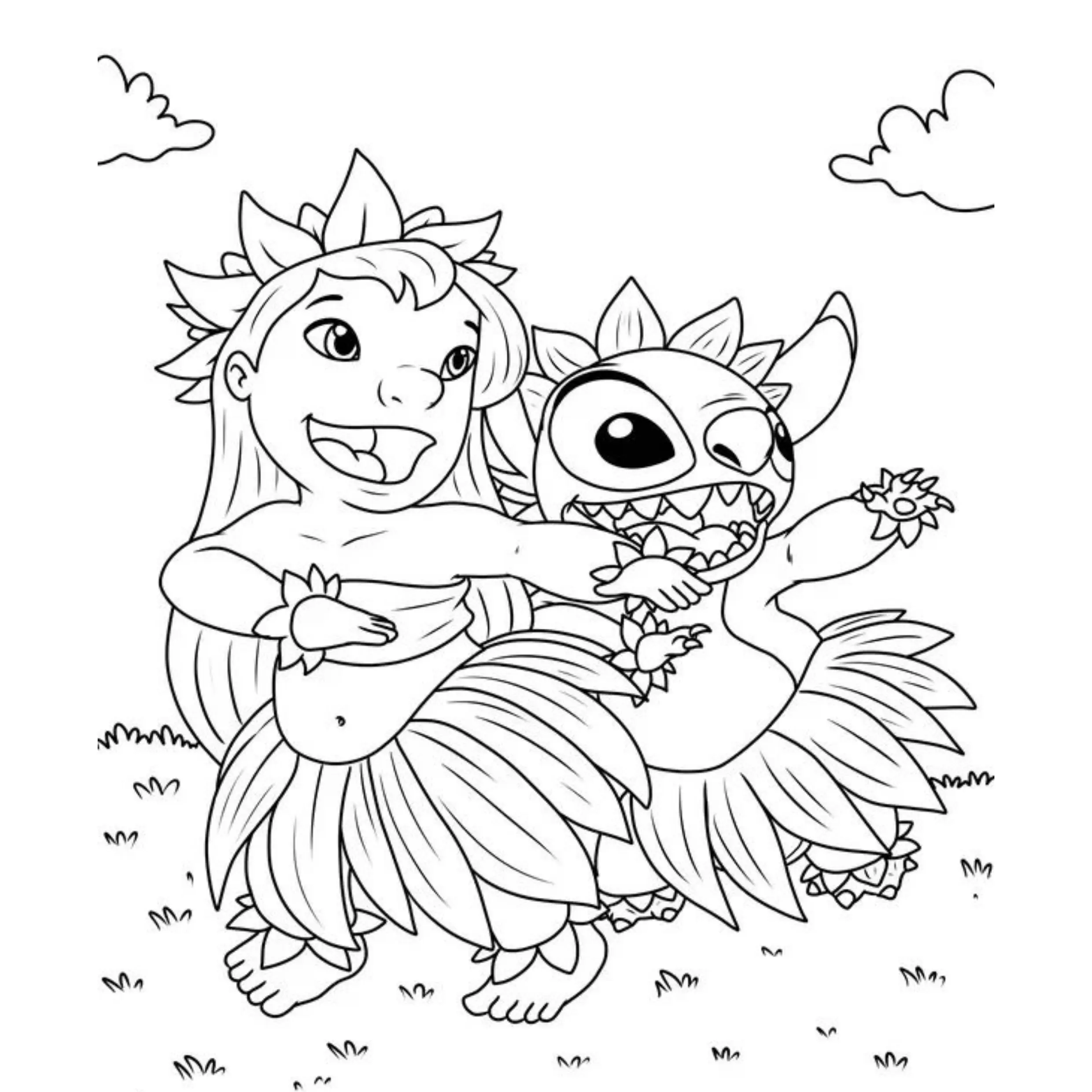 Lilo And Stitch Coloring Pages – 068
