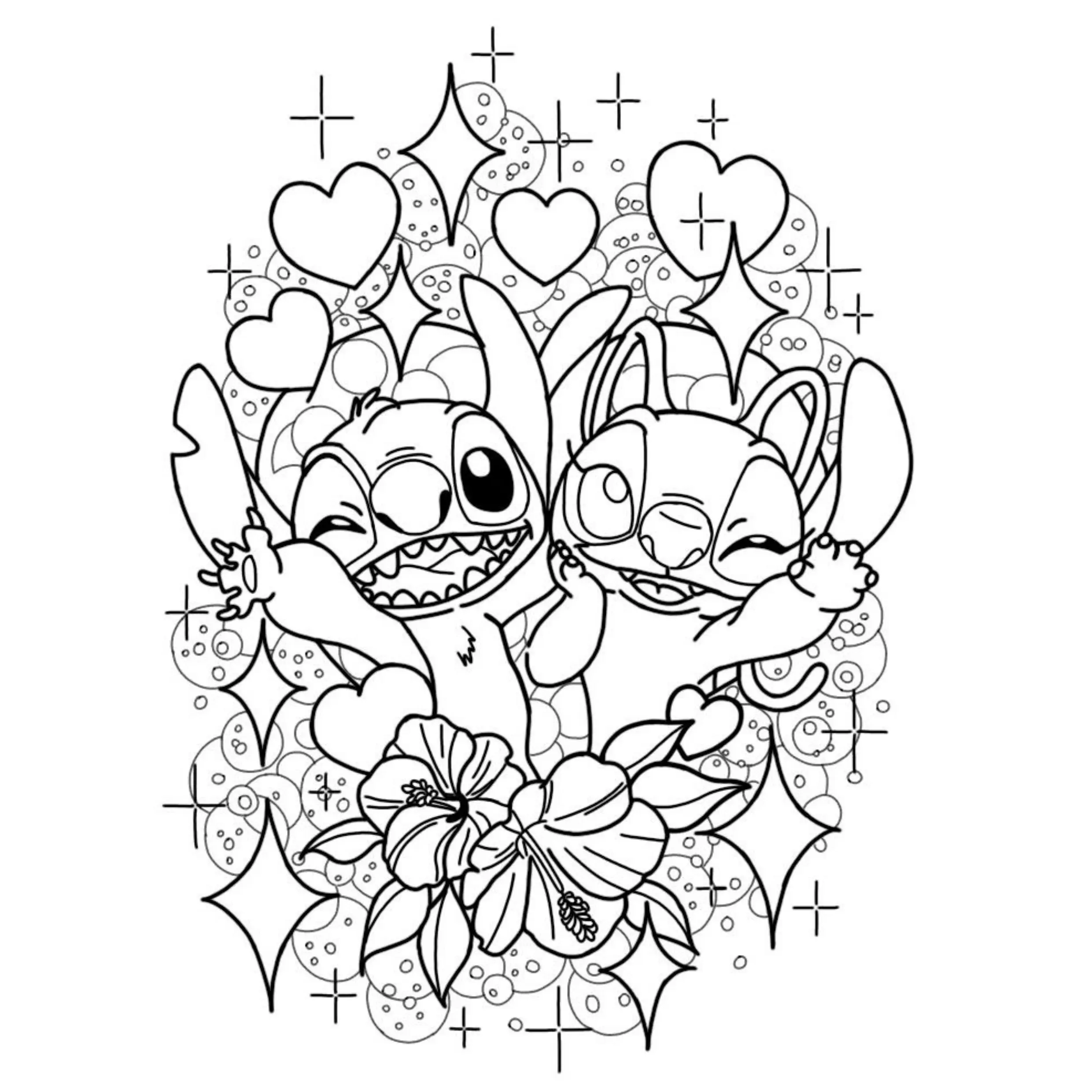 Lilo And Stitch Coloring Pages – 073