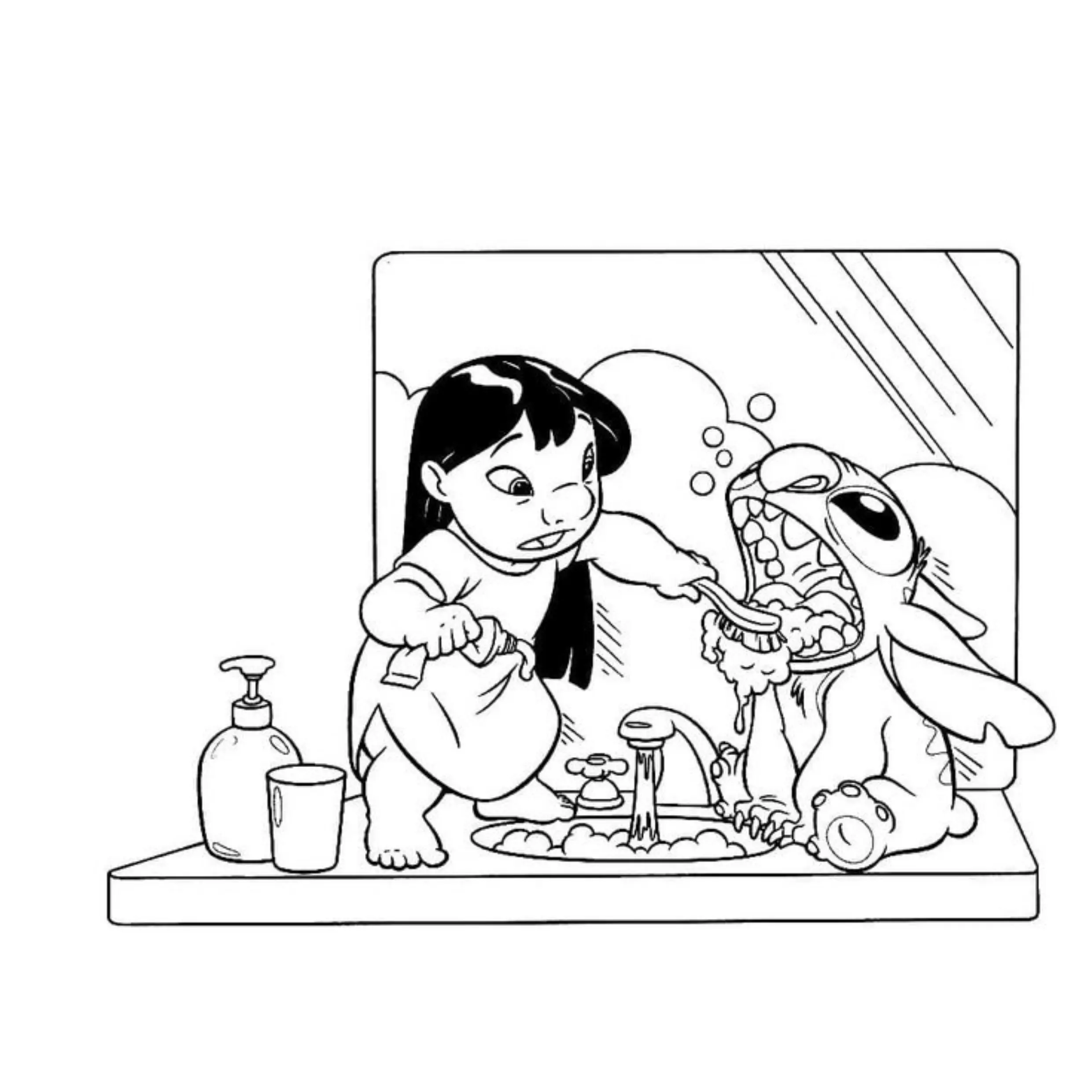 Lilo And Stitch Coloring Pages – 079