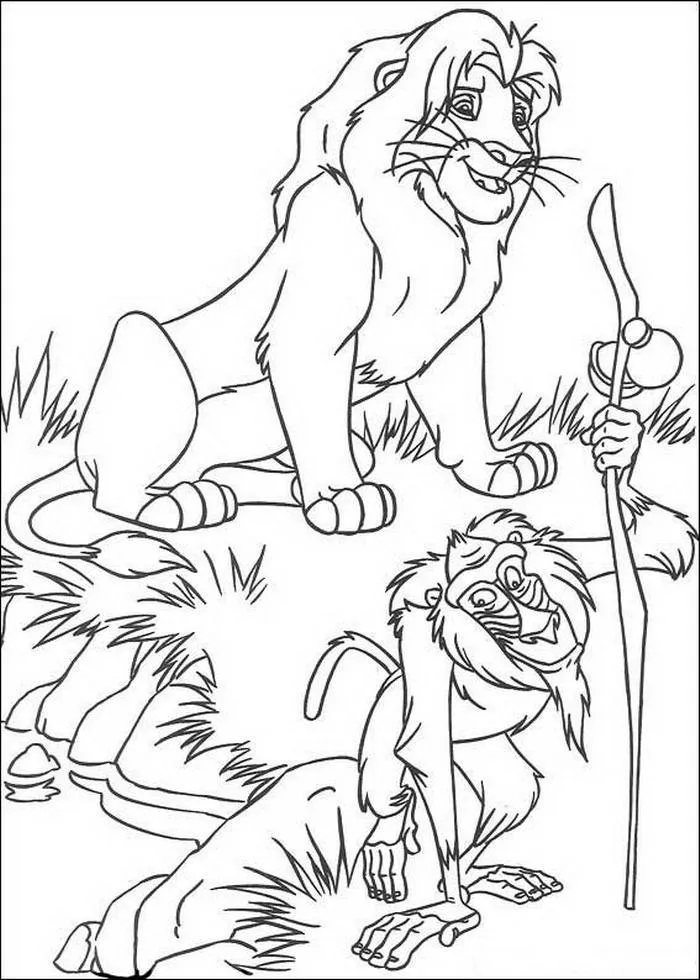 Lion King Coloring Pages – 013