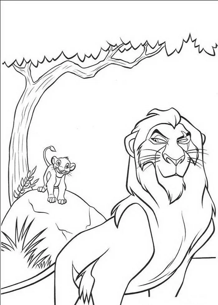 Lion King Coloring Pages – 023