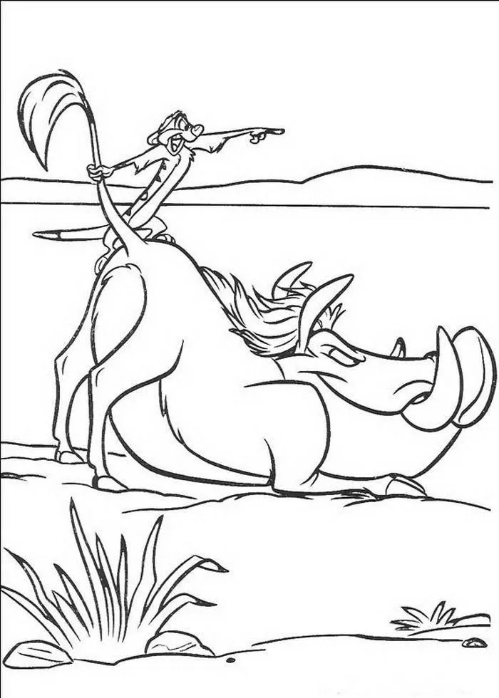 Lion King Coloring Pages – 028