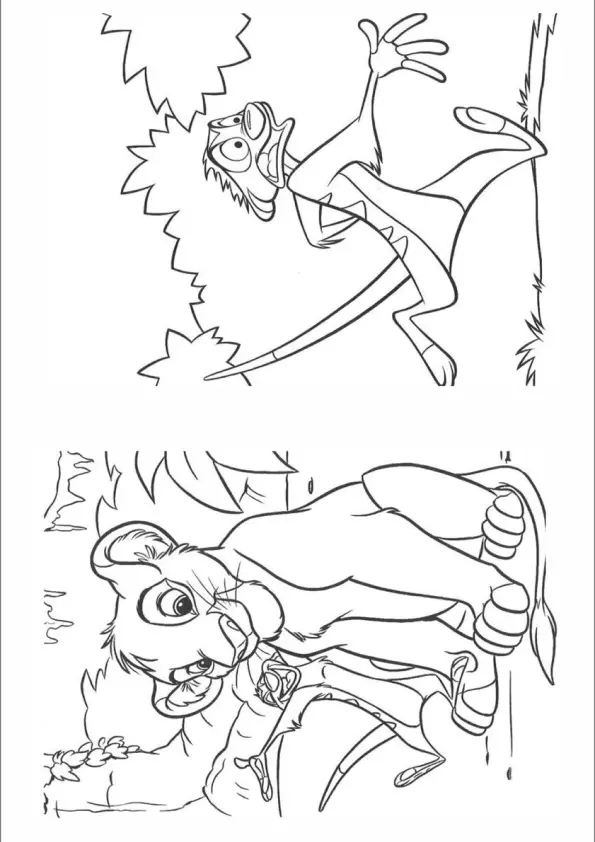 Lions Coloring Pages – 012