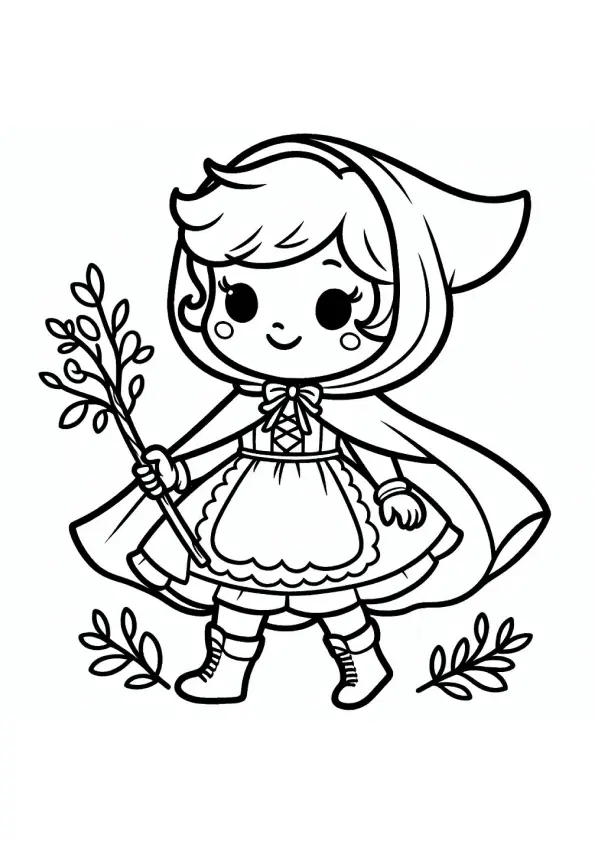 Little Red Riding Hood Coloring Pages – 011