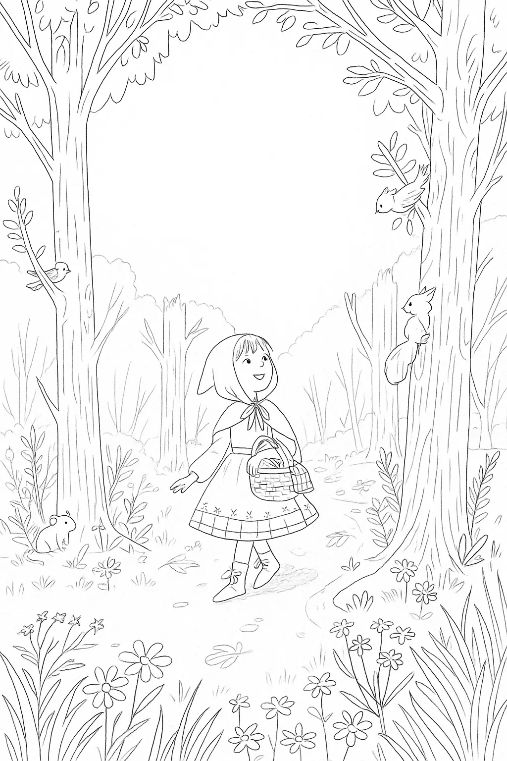 Little Red Riding Hood Coloring Pages – 022