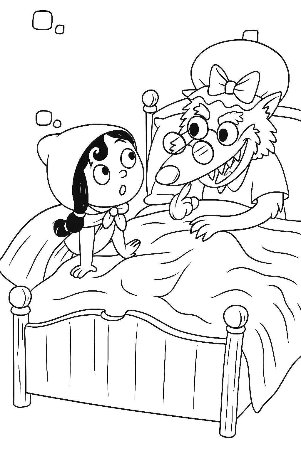 Little Red Riding Hood Coloring Pages – 025