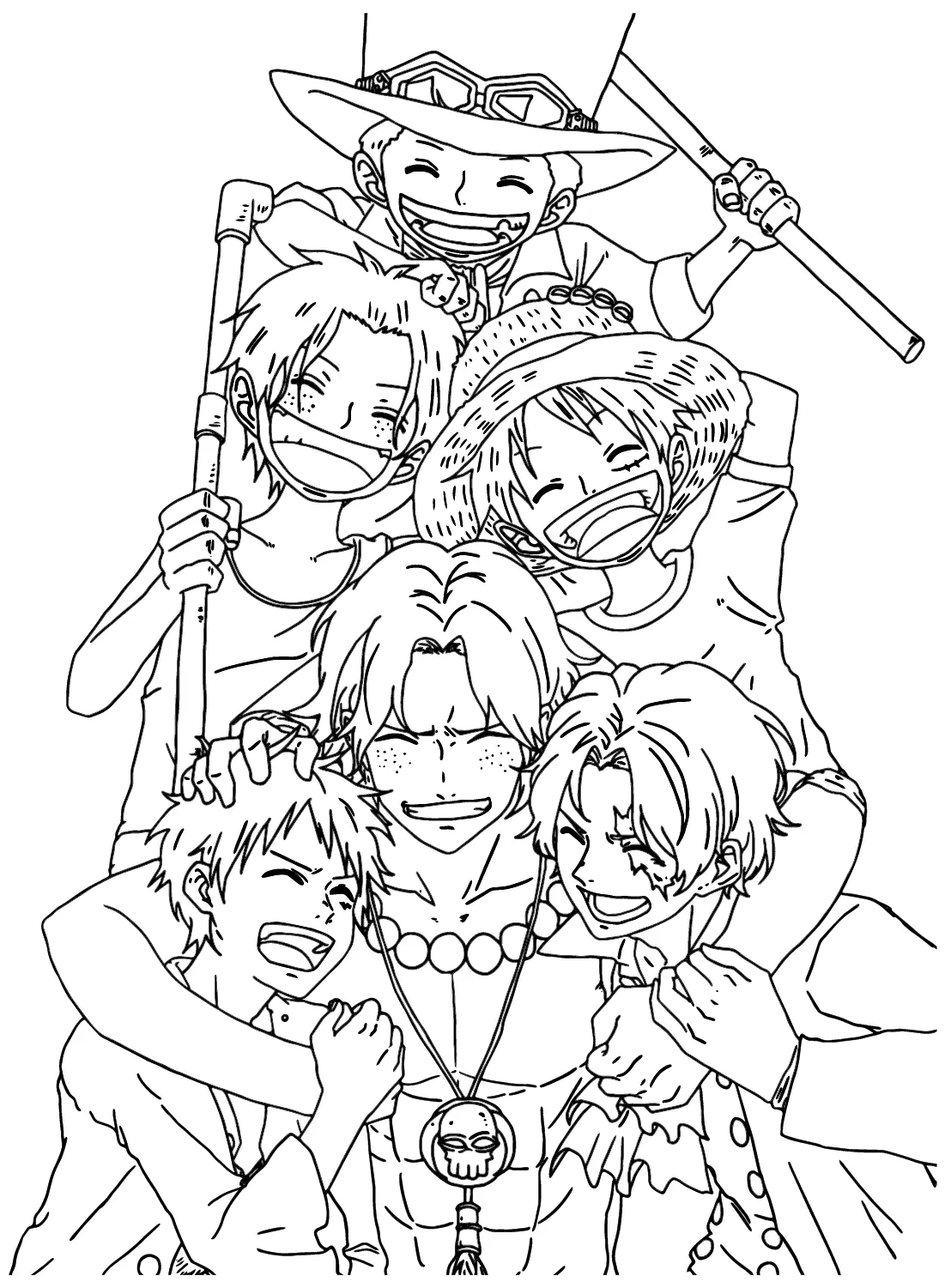 Luffy Coloring Pages – 010