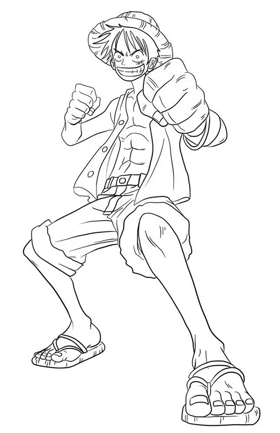 Luffy Coloring Pages – 020