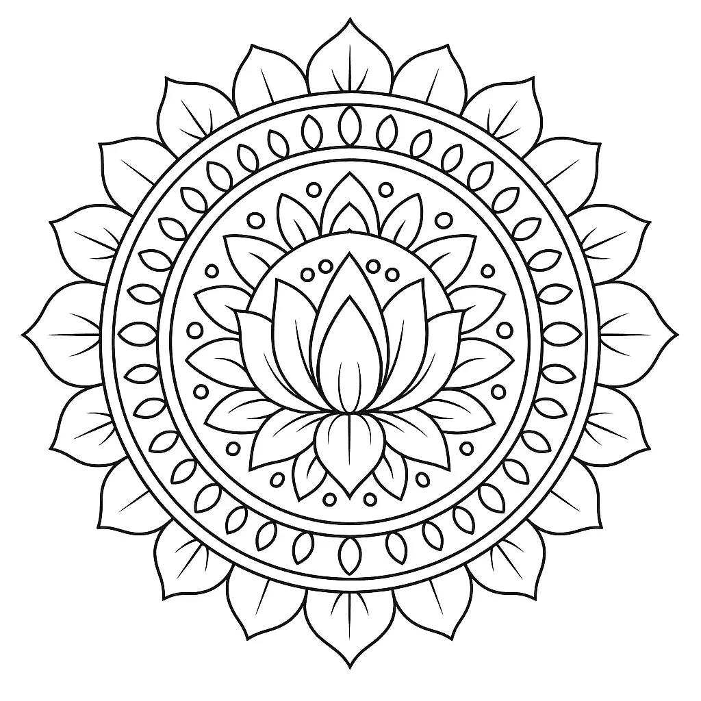 Mandala Coloring Pages – 031