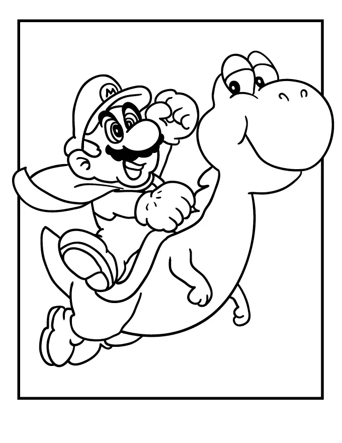 Mario Bros Coloring Pages – 015