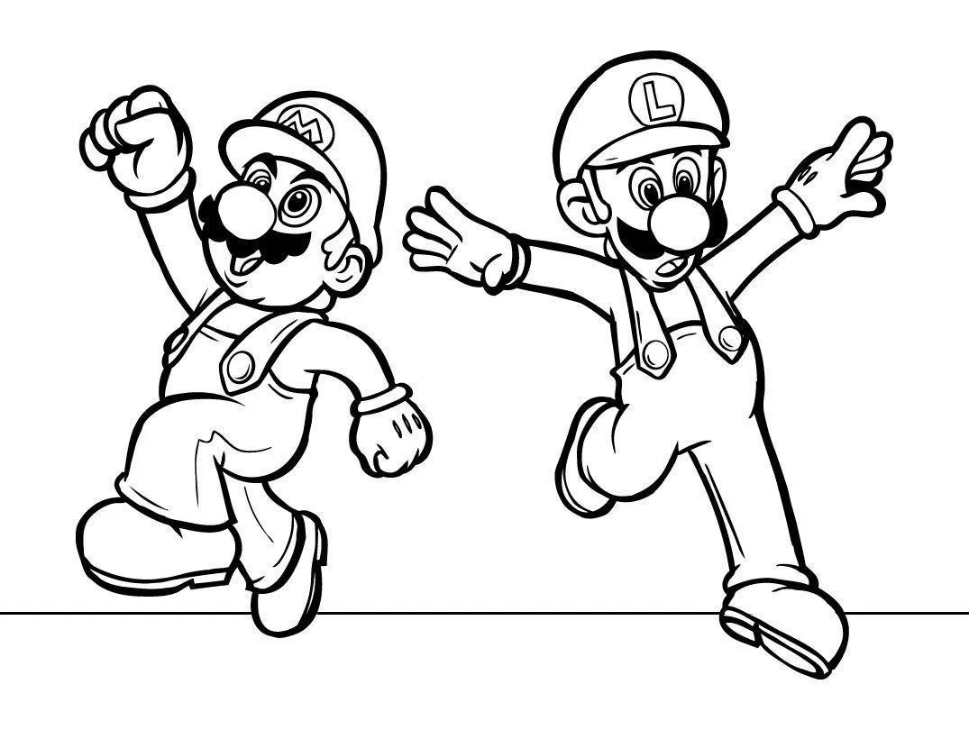 Mario Bros Coloring Pages – 018
