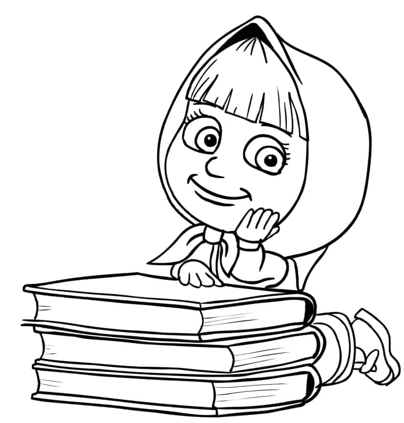 Masha And The Bear Coloring Pages – 011