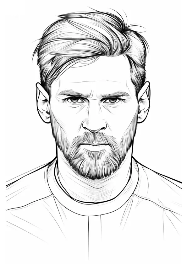 Messi Coloring Pages – 006