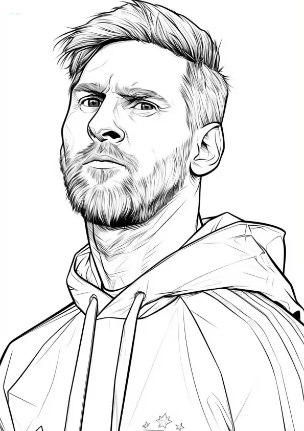 Messi Coloring Pages – 013